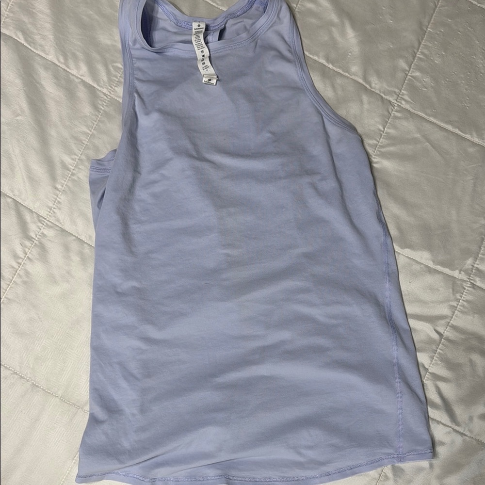 Lululemon Light Purple Sleeveless Top with open back